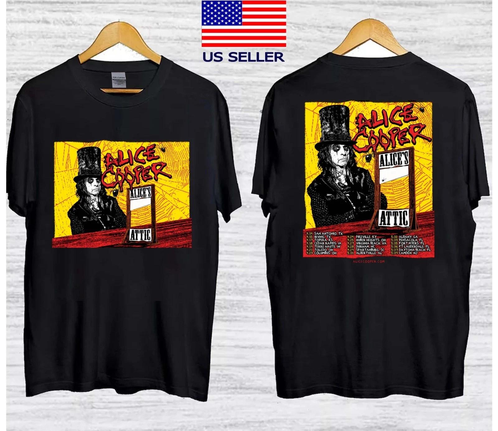 Alice Cooper Alice’s Attic 2026 Tour Date Multicolor T-Shirt S