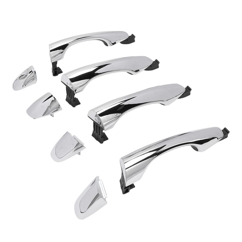 4PCS Outside Door Handle Set ABS Chrome Smooth Operation Comfortable Grip 82651C5010 for Sorento 2016 to 2020