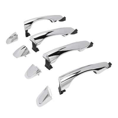 4PCS Outside Door Handle Set ABS Chrome Smooth Operation Comfortable Grip 82651C5010 for Sorento 2016 To 2020