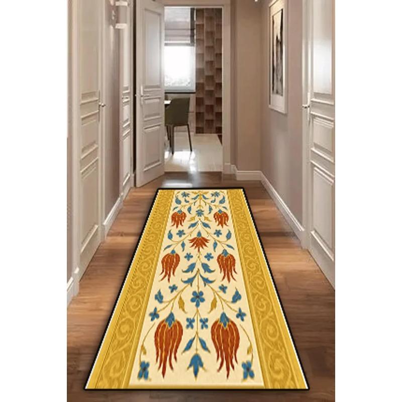 

Machine Washable Runner Rug - Non-Slip Hallway Kitchen Entryway Carpet Easy Clean Long Narrow Floor Mat for Home Very Beautiful 40X60CM
