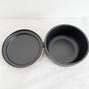 Microwave-safe ceramic rice container for refrigeration, made in Japan, perfect as a gift for Banko ware pottery (3 cups).