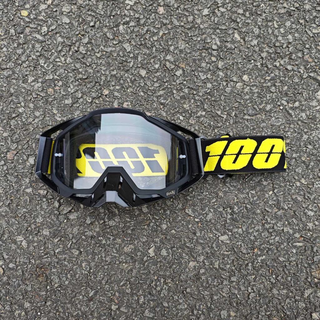 Occhiali da sole da moto classici per fuoristrada all'aperto 100% per la guida, occhiali protettivi per casco resistenti al vento e alla sabbia, equipaggiamento fresco per mountain bike