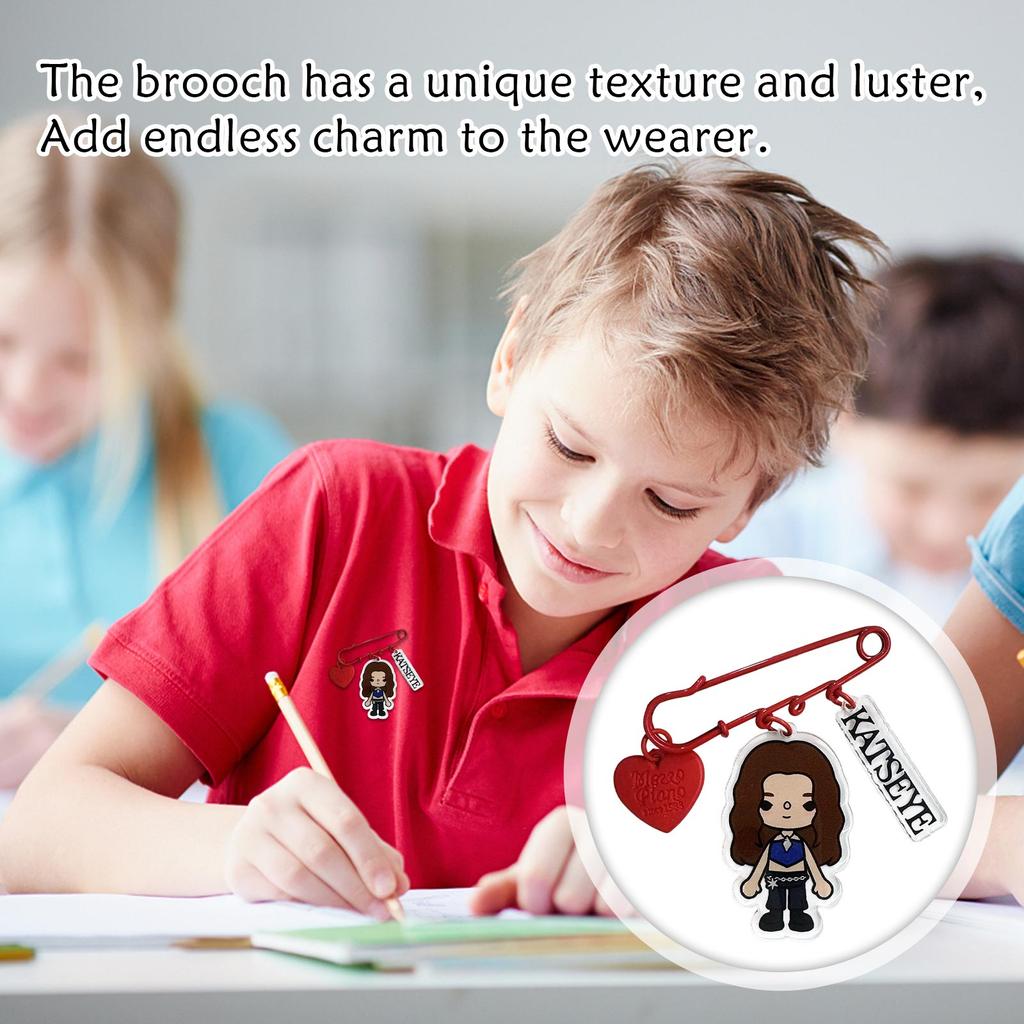 Acrylic Brooch, Pin, Pendant, Accessory