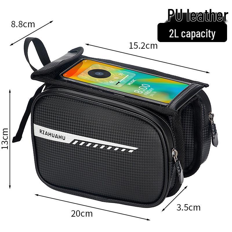 Waterproof Bicycle Top Tube Phone Bag for Mountain Bikes