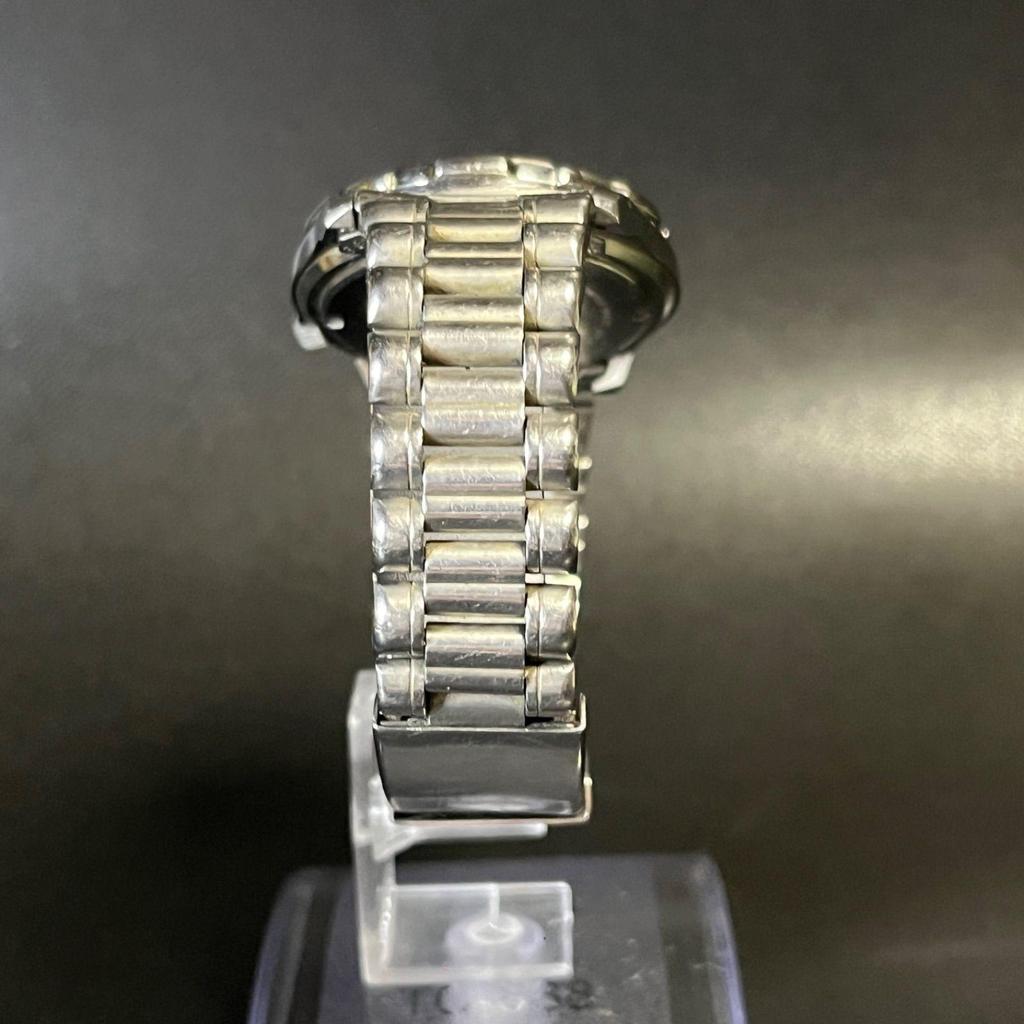 Used [Working Item] SEIKO ALBA AQUA GEAR V733-6A11 QUARZ Watch Battery Replaced Operation Confirmed Silver