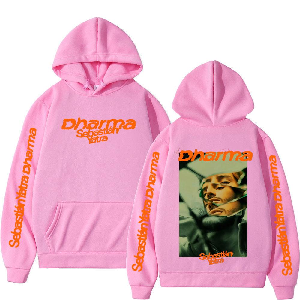 Rapper SEBASTIAN YATRA Vintage Bedruckter Hoodie Herren Damen Hip-Hop Pullover Langärmlig Locker Lässige Sweatshirts Herbst und Winter