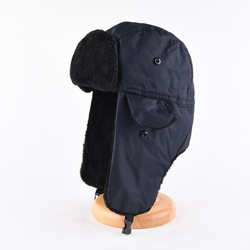 Thunderhead Cap Men's Fall and Winter Warm Cotton Cap Children's Mask Cap Plush Ear Protection Cycling Cap Europe and The United States