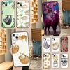 Cute Sloths Watercolor Phone Case For iPhone 17 Pro Max 14 13 12 11 15 16 Pro Max mini 15 16 Plus 16e 17 Air Cover