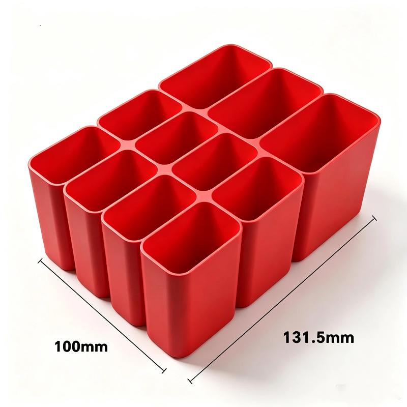 Portable Charger Cable Storage Box Sturdy Plastic Anti-Lost Organizer for Office Drawer Travel Business Trip