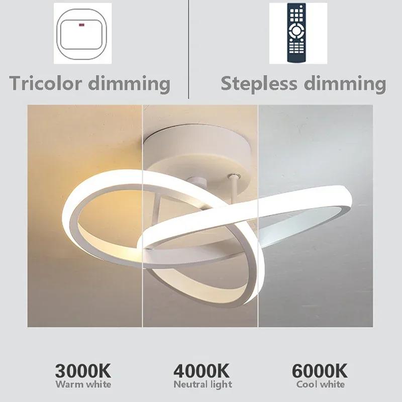 Plafoniera LED modernă Linie Lămpi Coridor Scară Coridor Balcon Vestiar Intrare Hotel Hol Decor Decor Iluminat LED Lustru