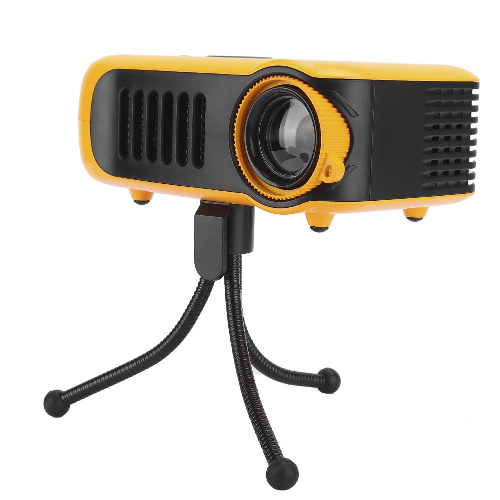 

Мини портативный проектор бытовые проекторы разрешение 320 x 240 с 2-дюймовым ЖК-экраном AU PLUG разноцветный