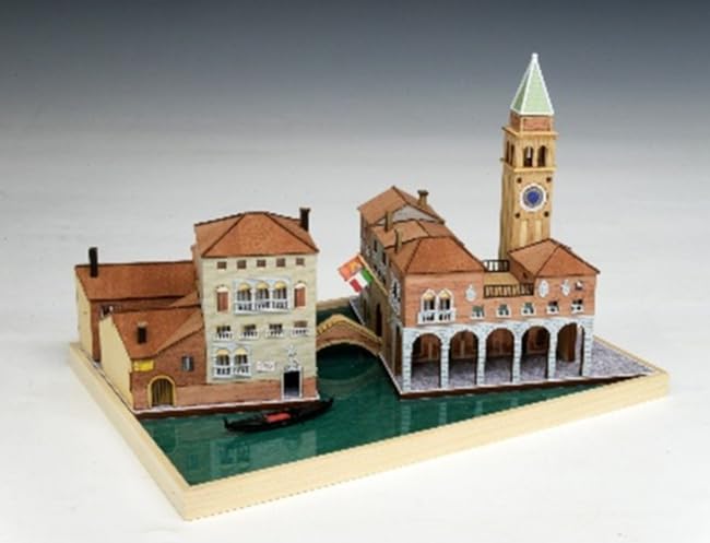 Woody JOE European Cityscape Series Venice Wooden Model Assembly Kit