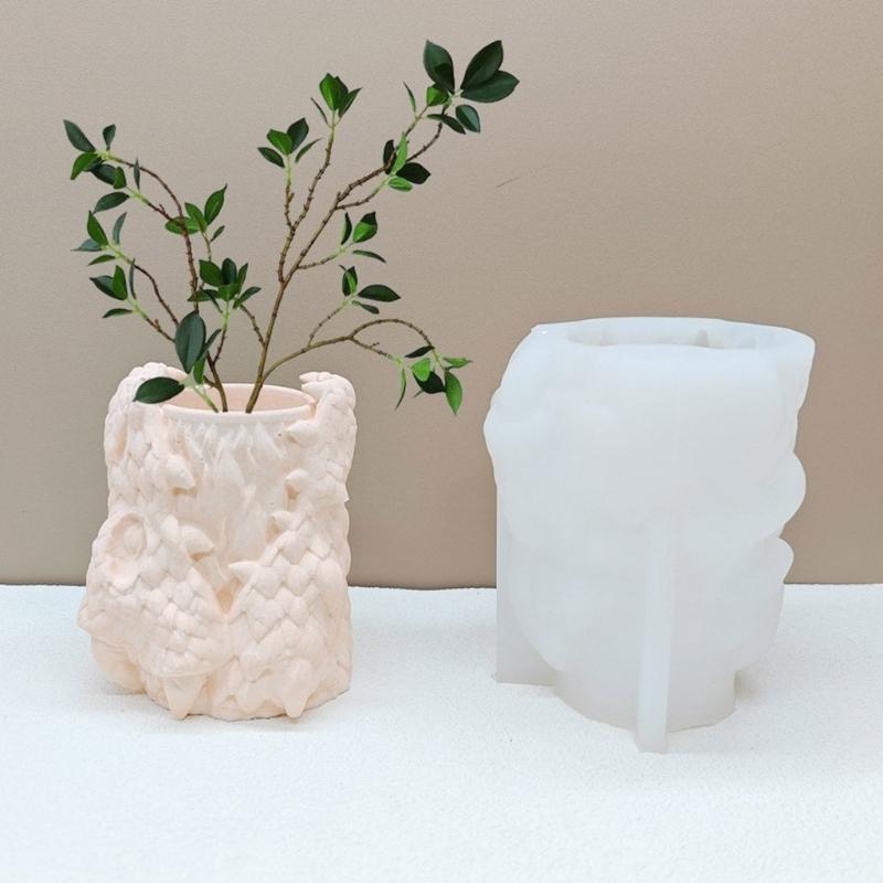 Silicone Concrete Mold Flower Vase Moulds Succulent Planter Molds Epoxy Resin Mold Clay Mould Silicone Pen Holder Moulds