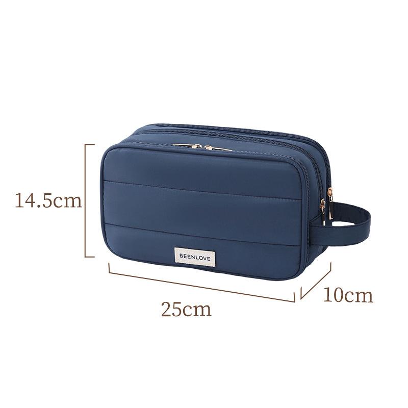 Large Capacity Waterproof Travel Cosmetic Bag Portable Multi-Layer Dry Wet Separation Toiletry Organizer for Women KTB