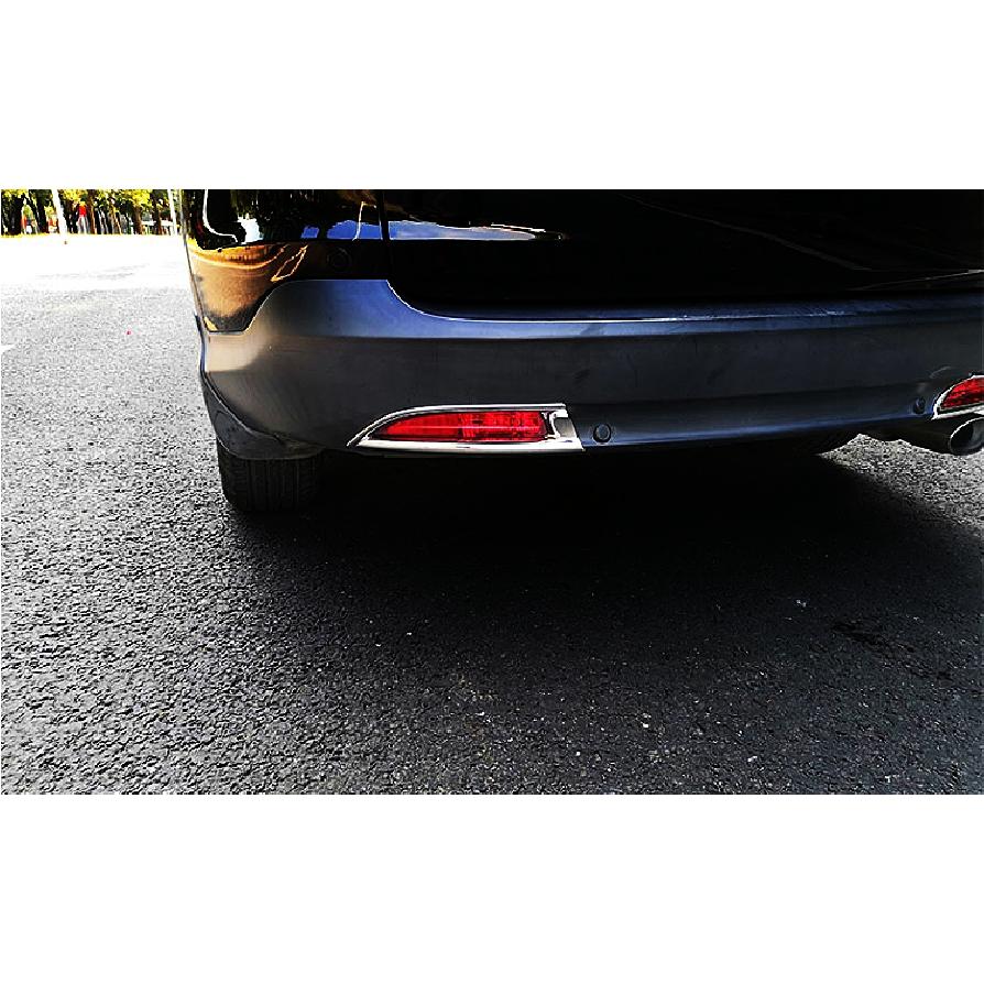 ABS Chrome Rear Fog Lamp Decorative Cover Car Rear Bumper Fog Lamp Cover For Honda CRV CR-V 2012-2016 Accessories Car