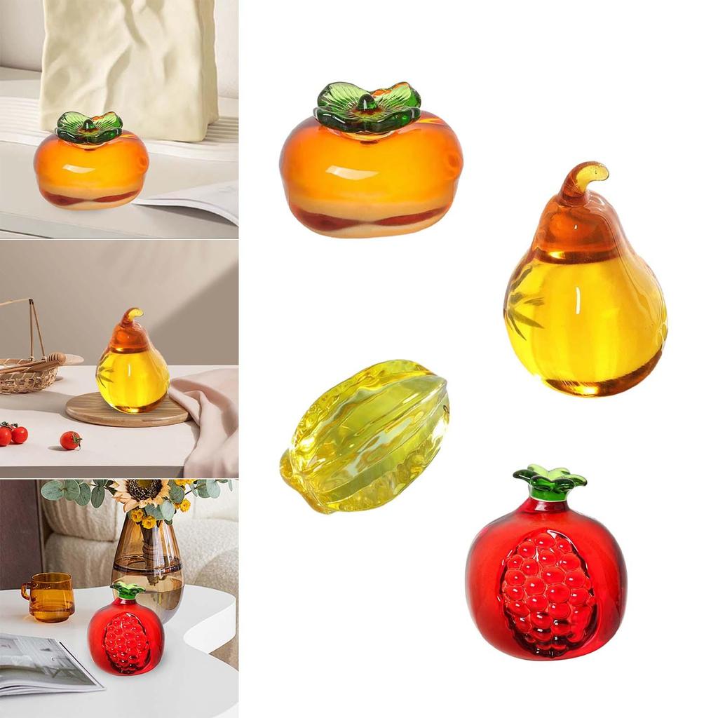 Artificial Fruit Figurine Sculpture for Dining Table Decor Desktop Decor