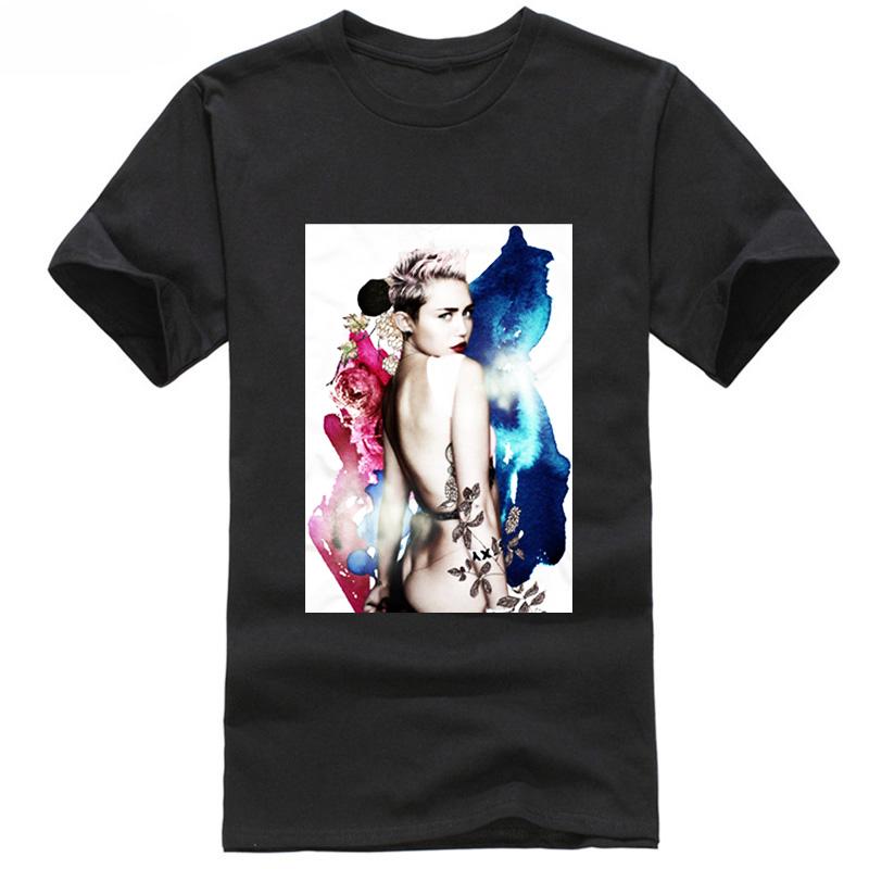 Unisex Oneck Cotton Tshirt Miley Cyrus Wiz Khalifa Bulls Cap Sleeve T Shirt Summer Cotton Unisex Casual Oversized Tee Tops Clothes