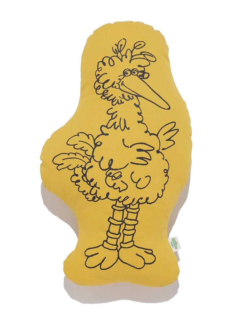 

Street Sketch Cushion SSMULG239510 YEL F [Sesame Market] Women s