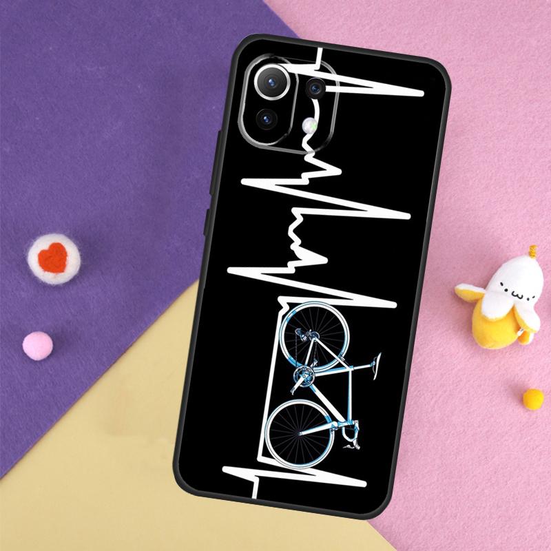 

Cycling Heartbeat Bike Case For Xiaomi 15 13 14 Ultra 14T 11T 12T 13T Pro POCO X7 Pro X3 X5 X6 F5 F6 M6 Pro Cover POCO F6 Pro