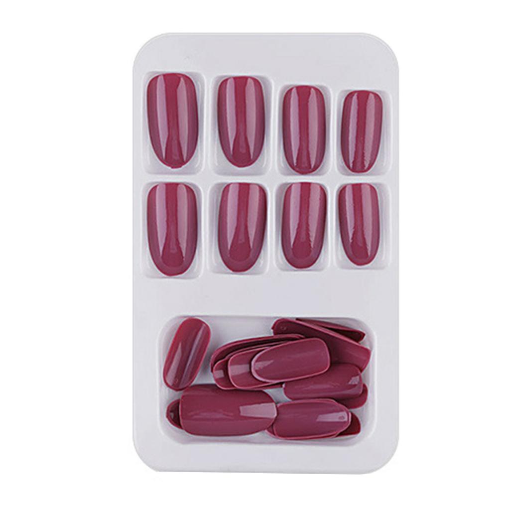 

24/14 шт. Блестящие ПВХ Накладные Ногти Съемные Наклейки Искусство Кончики Салон Красоты Принадлежности