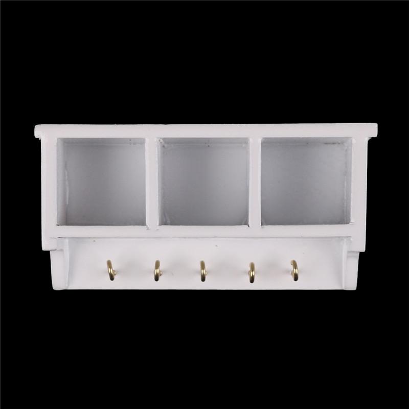 1Pc Miniature Storage Rack Cabinet Bathroom Liveroom Bedroom Kitchen Furniture Kits Home & Living For 1/12 Scale Dollhouse