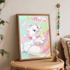 Disney Marie Cat oil paint by numbers painting kit handmade diy home decor gifts wall art canvas picture drawing for adults painting