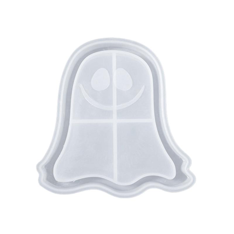 Silicone Resin Mold Resin Tray Molds Halloween Series Silicone Plate Molds Suitable for Crafting and Table Decoration