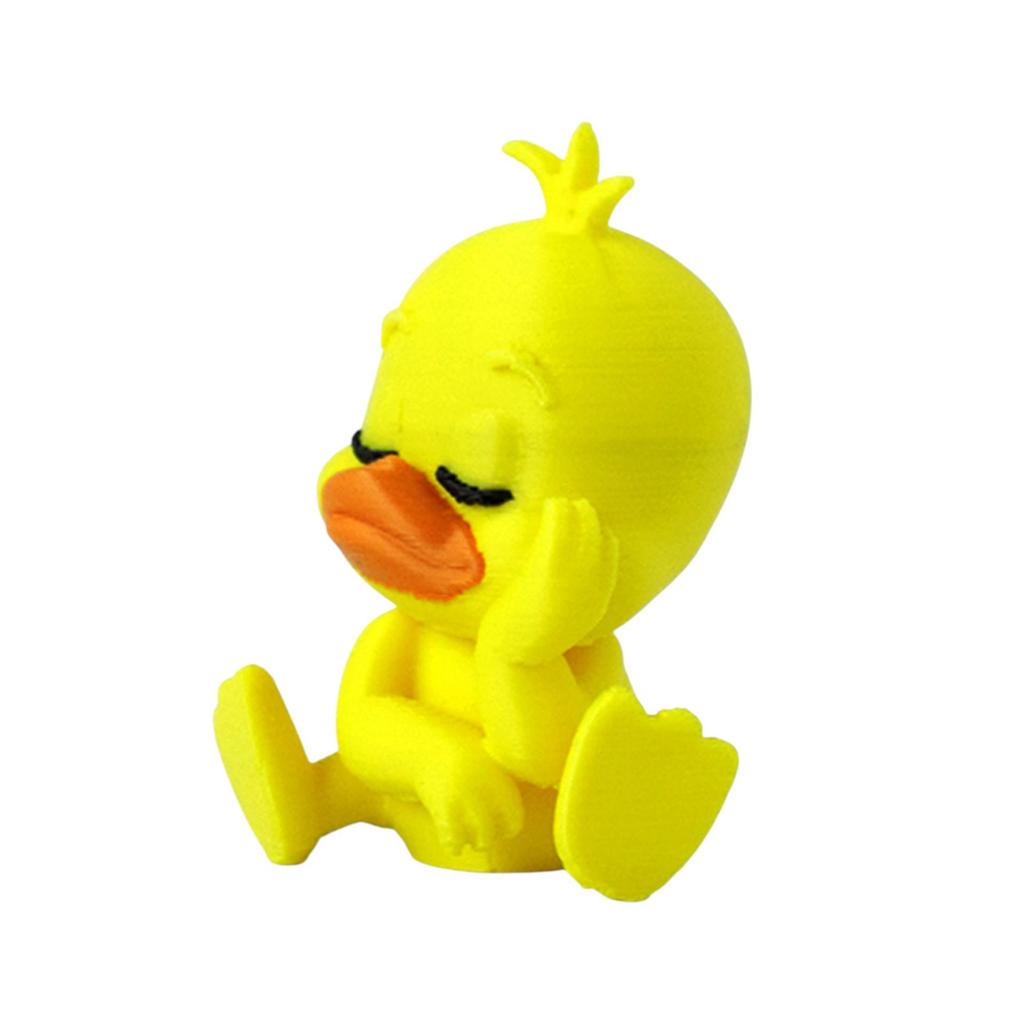 3D Printed Creative Duck Desktop Ornament – Quirky Cute Duck Prank Birthday Gift
