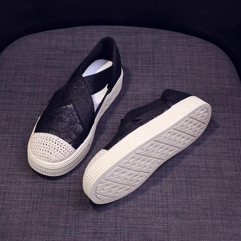 Fashion Light Fashion 2025 Hollow Summer Women's Shoes High Quality Casual New Arrival Designer Luxury Offers 39 Ladies Footwear On Sale