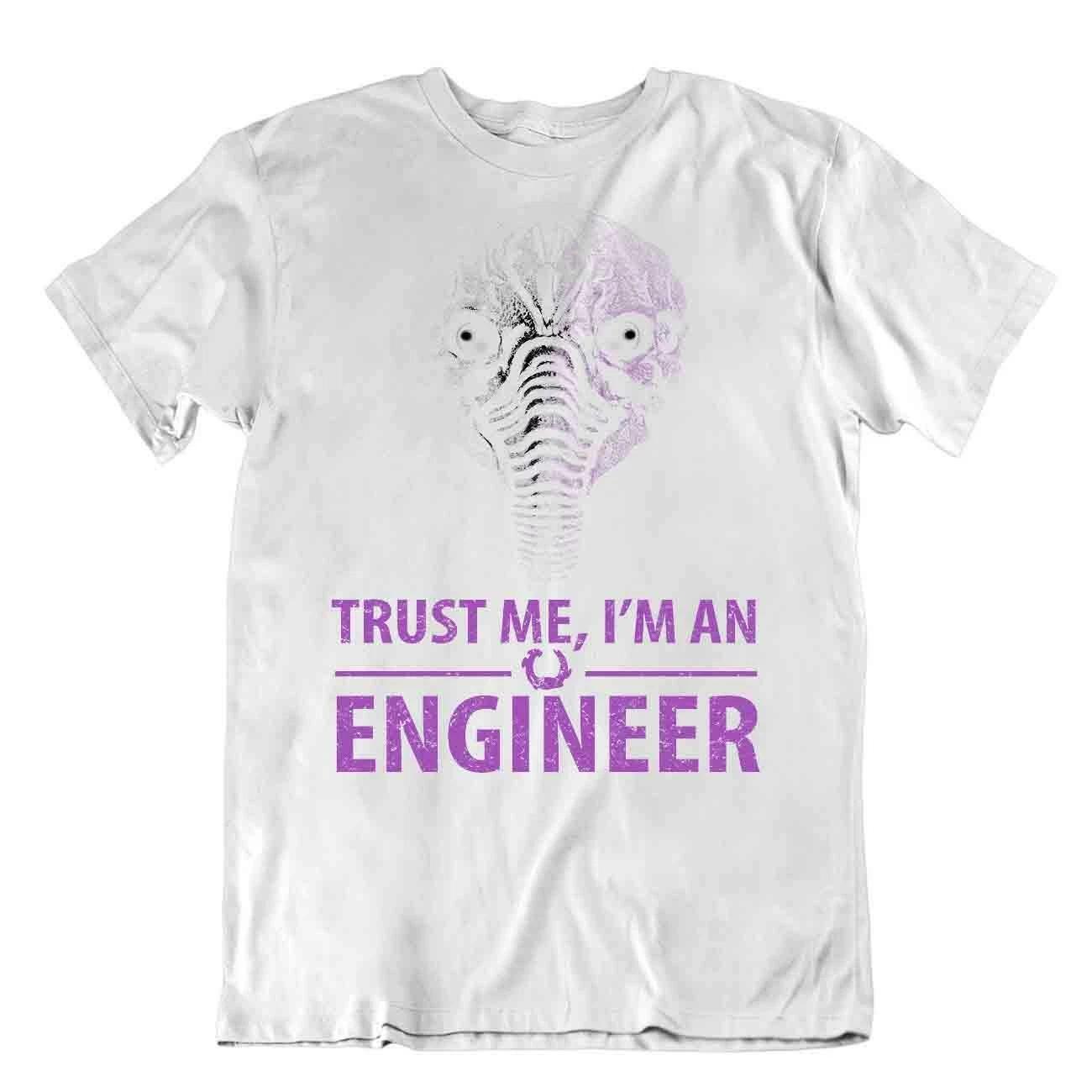 Engineer T-Shirt Funny Textile Tricot Tshirt Creator Casual Tee S
