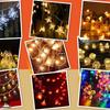 Waterproof LED Solar Bubble Ball String Lights for Outdoor Decoration
