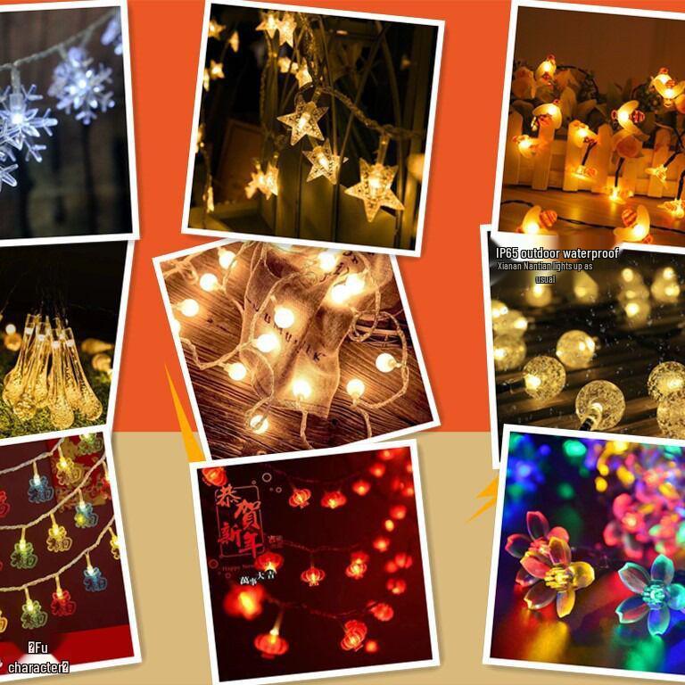 Waterproof LED Solar Bubble Ball String Lights for Outdoor Decoration