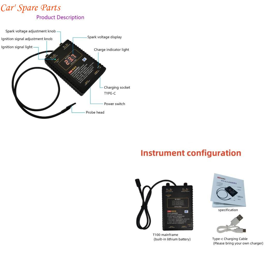 

Y4UA T100 Ignition Diagnostic Tool Vehicle Engine Coils and Tester Troubleshooting Analysis for Auto Maintenance China Mainland