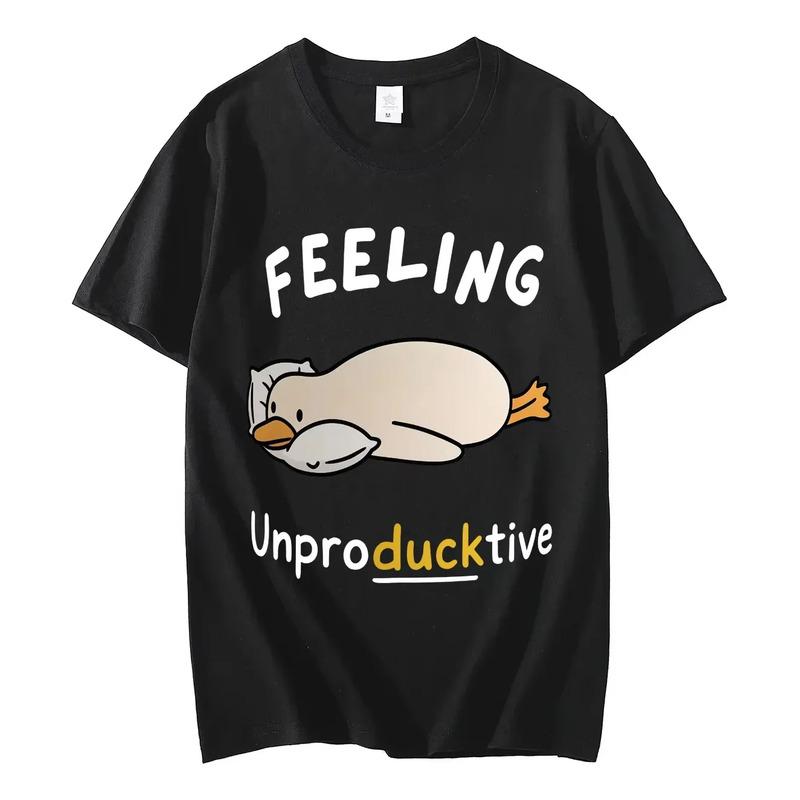 Camiseta Divertida Con Dise?o De Pato Que Se Siente Poco Pro S