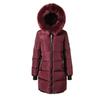Winter New Thick Plus Size Long Sleeve Cotton Coat Women Korean Style Imported Slim Fit Hooded Printed Cotton Jacket Women