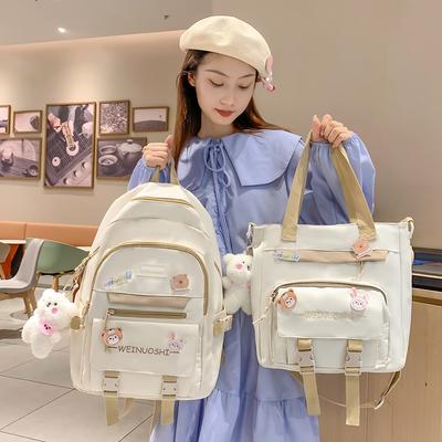 Women Backpack Large Capacity Students School Bag for Teenager Girls Bookbag Laptop Rucksack Cute Female Travel Backpack