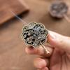 Vierkante Verticale Paard Metalen Wierookbrander - Zen Aromatherapie Houder voor Bureau, Gelukbrengend Decor voor Thuis Kantoor & Cadeau