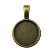 Accessories Parts Fit Round 16Mm Glass Cabochon Base Setting Tray Minimalist Jewelry Components QA017