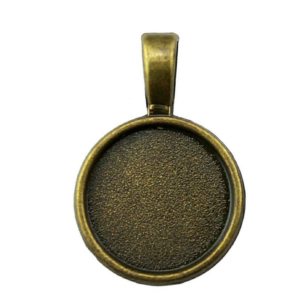 Accessories Parts Fit Round 16Mm Glass Cabochon Base Setting Tray Minimalist Jewelry Components QA017