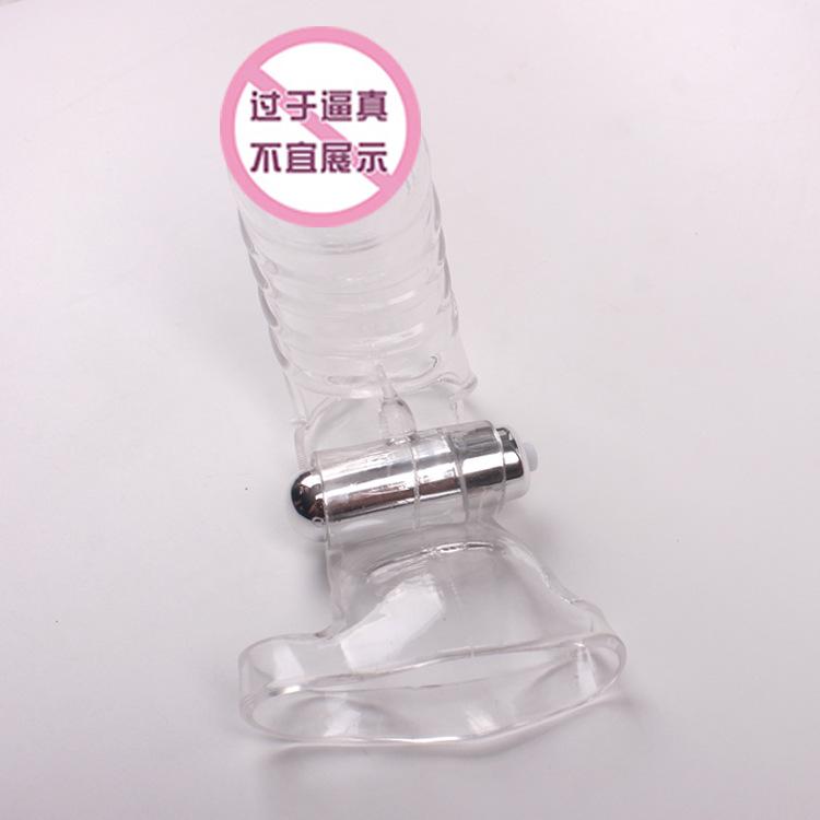 Triple Finger Vibrator Masturbation Clit GSpot Orgasm Massager Condom Stick Dildo Rabbit Vibrating Stick Sex Toys for Women