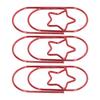 40Pcs   Paperclips Star   Rustproof Coating Multi Purpose Cute Paper Clips for Home School