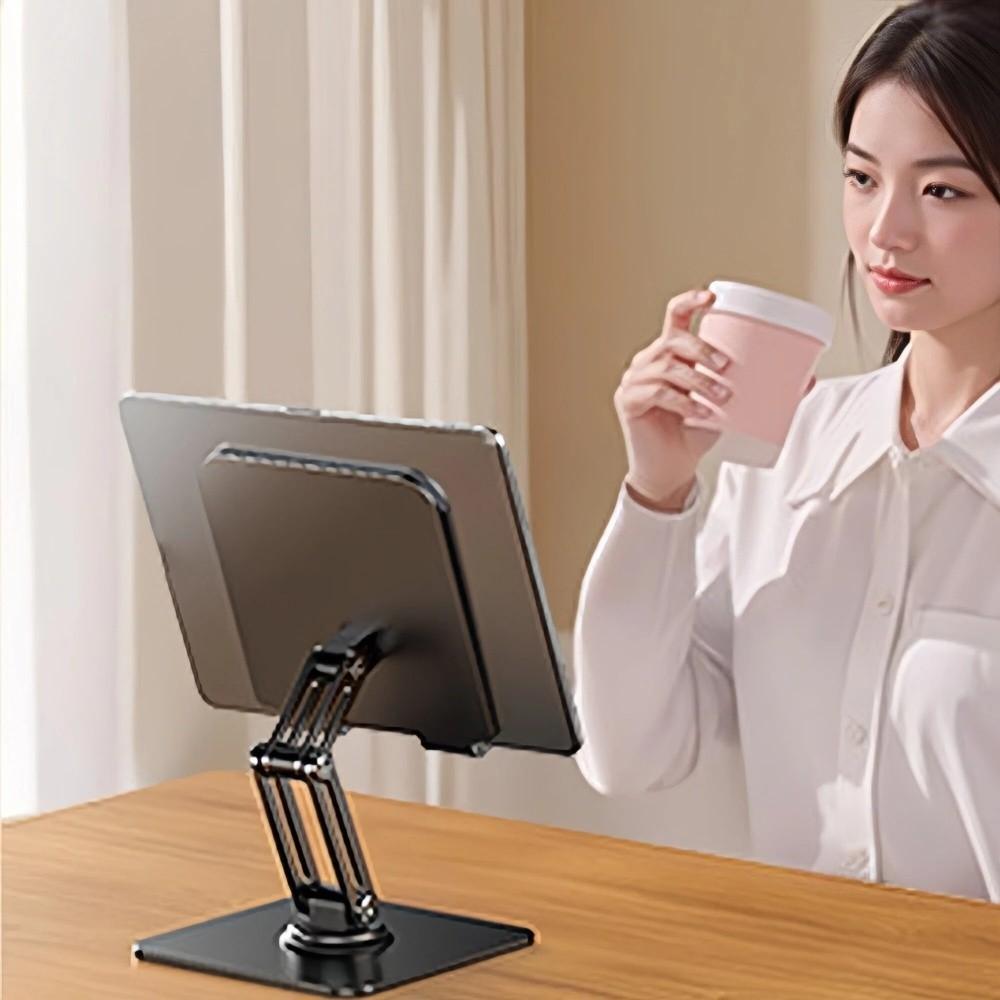 Rotatable Tablet Foldable Holder Adjustable Tablet Phone Bracket Foldable Tablet Stand  Office