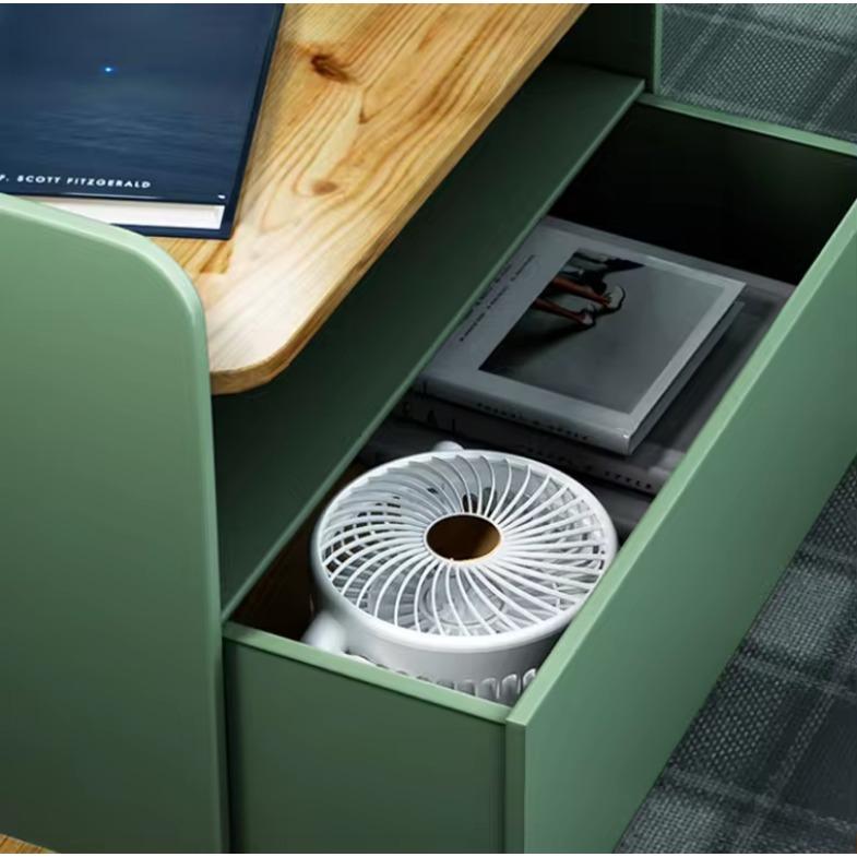 Desktop USB Wall Hanging Fan Folding Remote Control Shaking Head Household Atmosphere Light Electric Fan Storage Kitchen&Bathroom