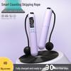 Rechargeable Dual-Use Counting Jump Rope with Cordless and Steel Wire Options