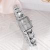 Xiaoxiangfeng High-End Bracelet Watch Light Luxury Small Square Plate Niche Design Woven Chain Creative Quartz Watch