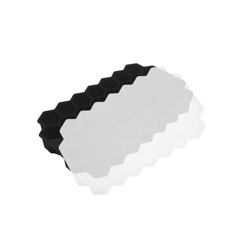 Food Grade Silicone Honeycomb Ice Cube Tray - Quick Freeze & Easy Demold