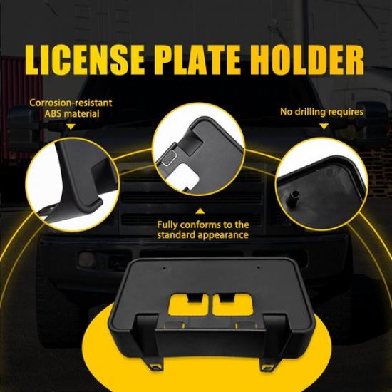 Serve para 2008-2010 Ford F450 F550 Super Duty Suporte de Placa Dianteira V