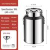 Xihe 5L Food Grade Stainless Steel Sealed Storage Container