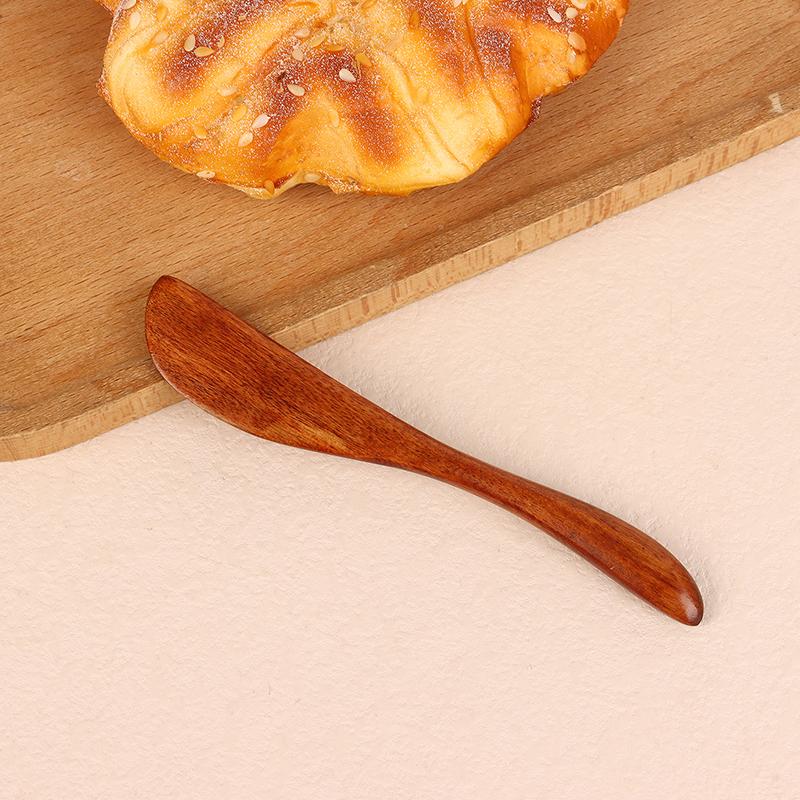 1Pc Wooden Marmalade Knife Japan Butter Spatula Dinner Knives Thick Wooden Handle Knife Style Cheese Cutter Kitchen Tool Gadgets