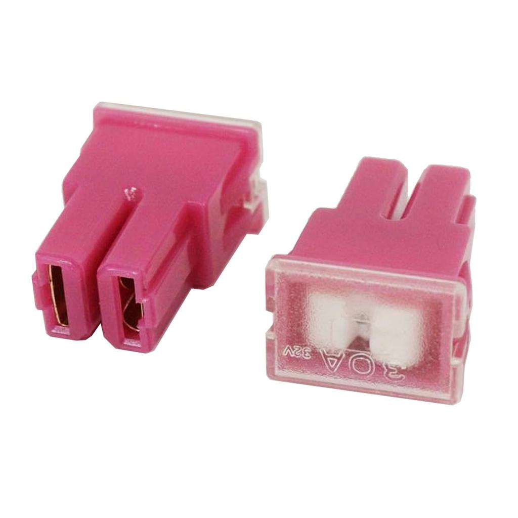 Car PAL Torridge Fuse 30A32V Female Terminal Peach Pink 2pcs Car Fuse